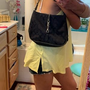 Coach signature shoulder bag